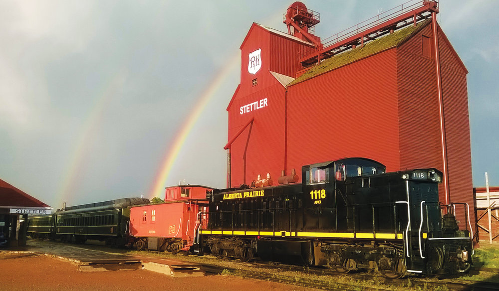 Stettler, Alberta — an eight-minute stroll from Prairie Junction