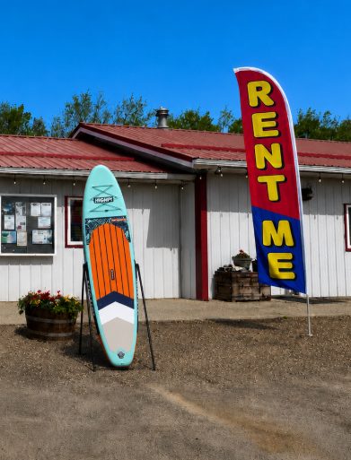 Paddleboard rental near Buffalo Lake