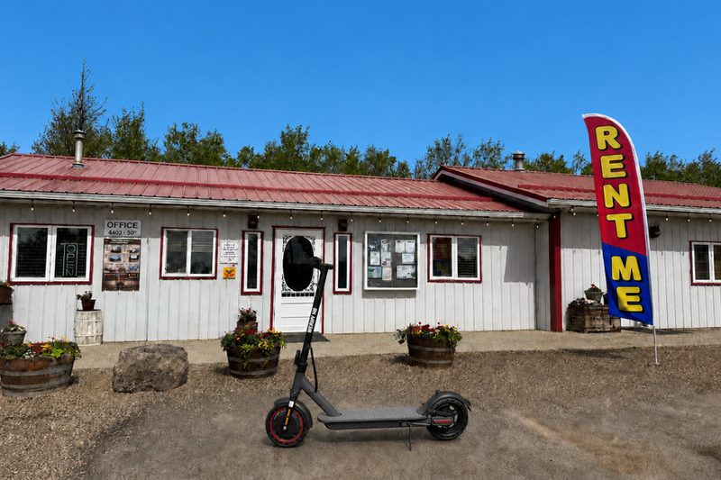 E-scooter rental in Stettler