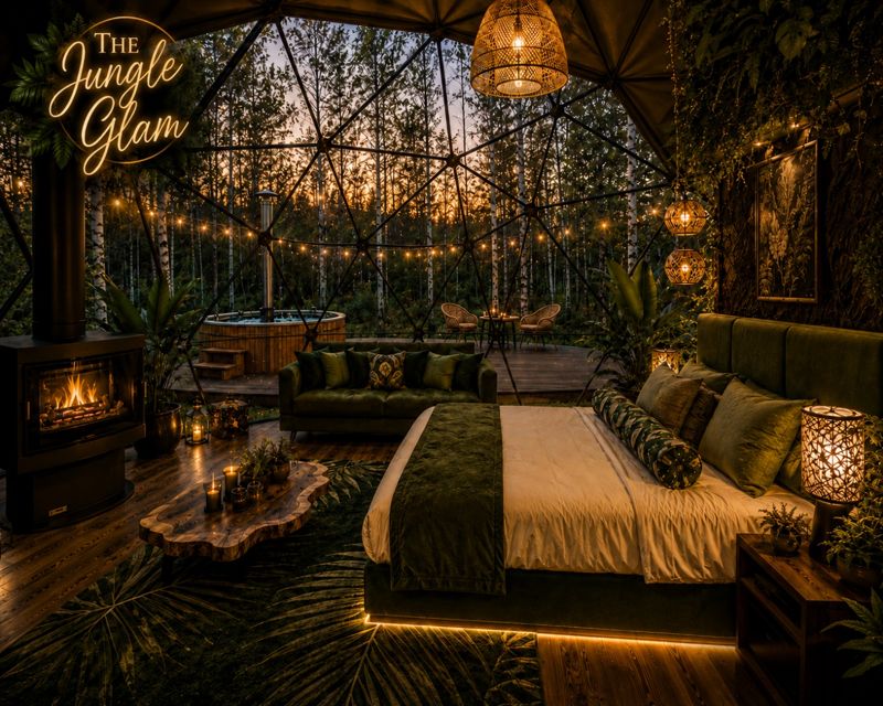 Inside The Jungle Glam — Prairie Haven glamping at Prairie Junction