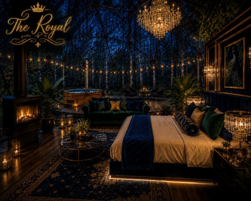 Inside The Royal — Prairie Haven glamping at Prairie Junction