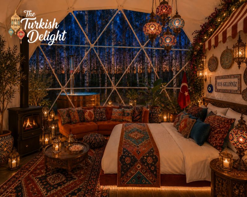 Inside The Turkish Delight — Prairie Haven glamping at Prairie Junction